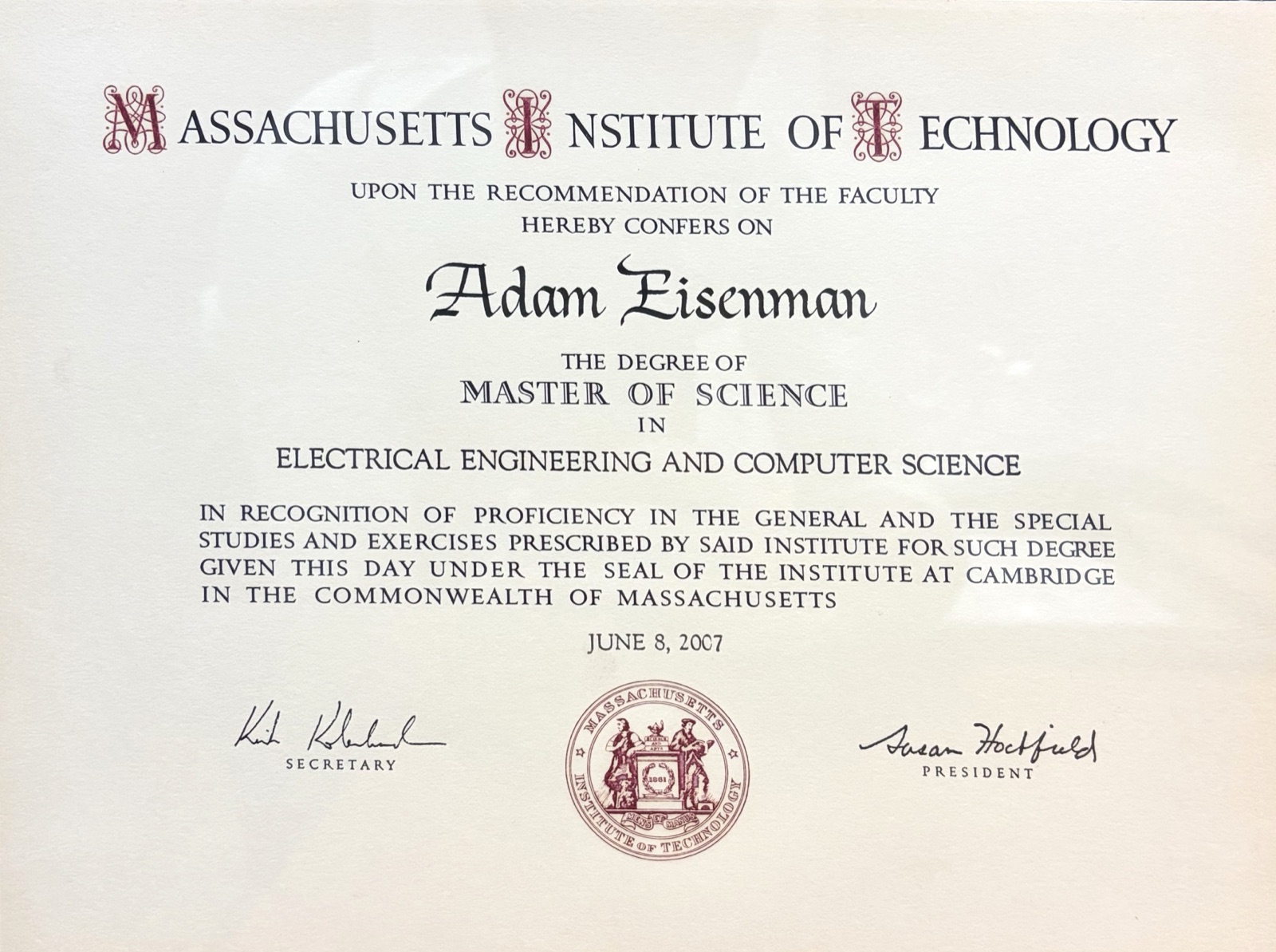 Diploma MIT